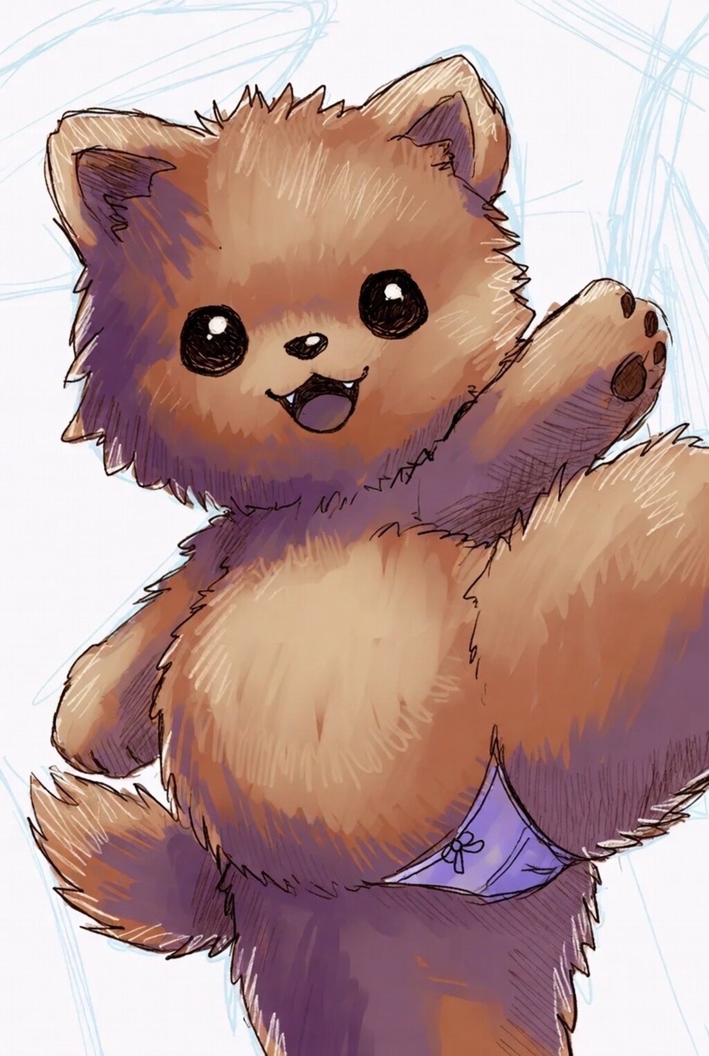 いつも裸だけどたまにはパンツをはいてみる