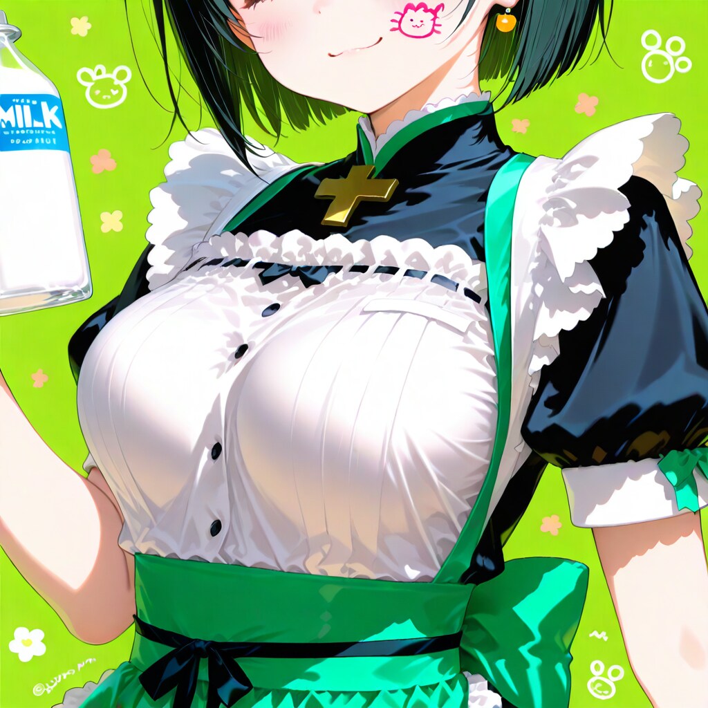 牛乳を配達するメイドちゃんは・・・