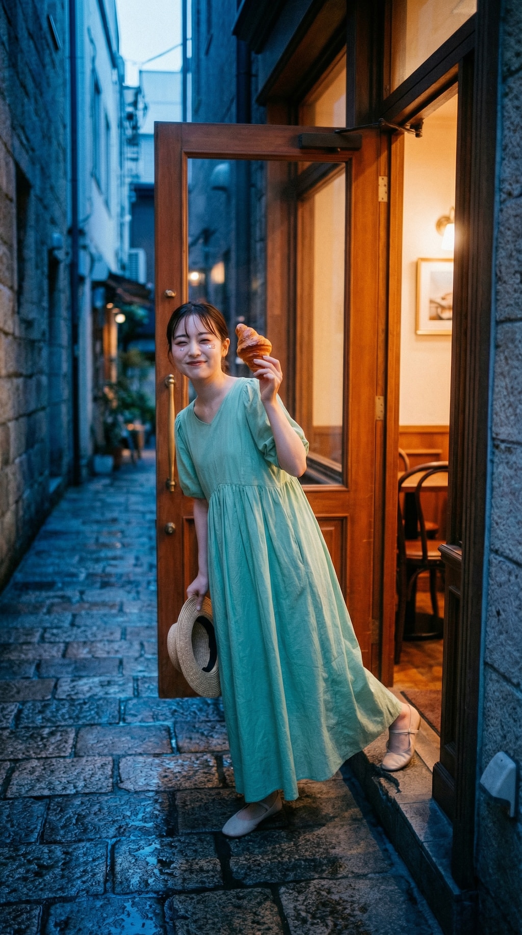 A Sweet Offering on Cobblestones