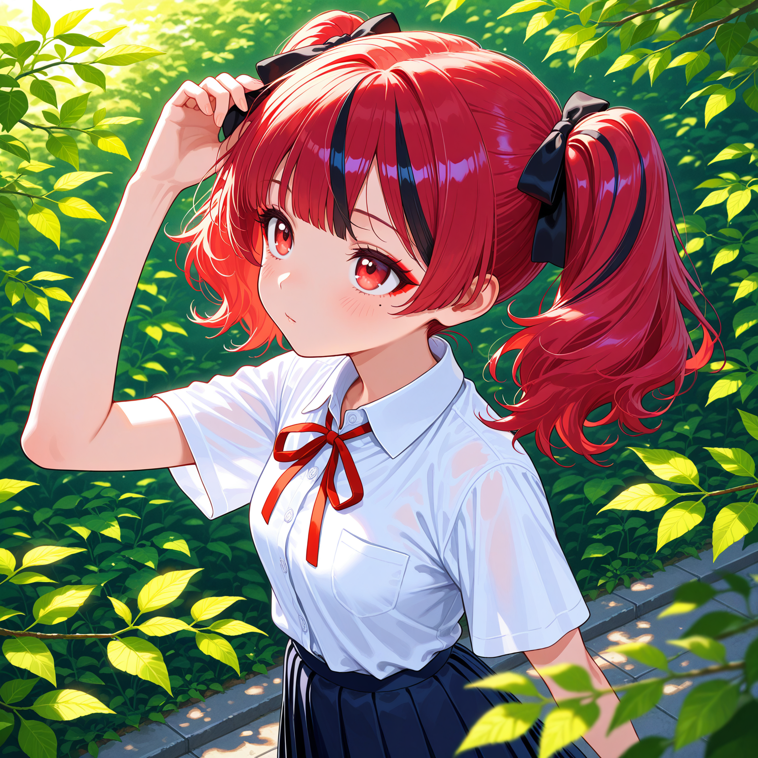 初夏、登校中　POM | の人気AIイラスト・グラビア