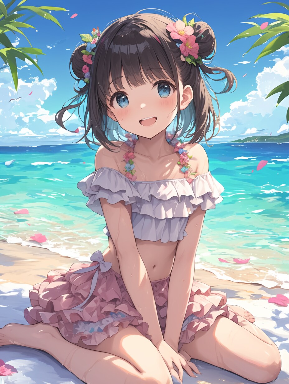 おだんごちゃん🍡✨の夏25 | の人気AIイラスト・グラビア