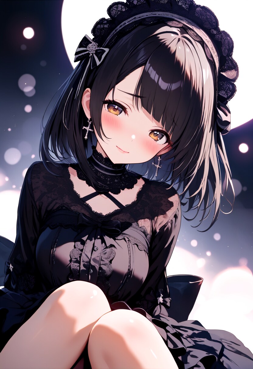 【紗那】ゴスロリ | の人気AIイラスト・グラビア