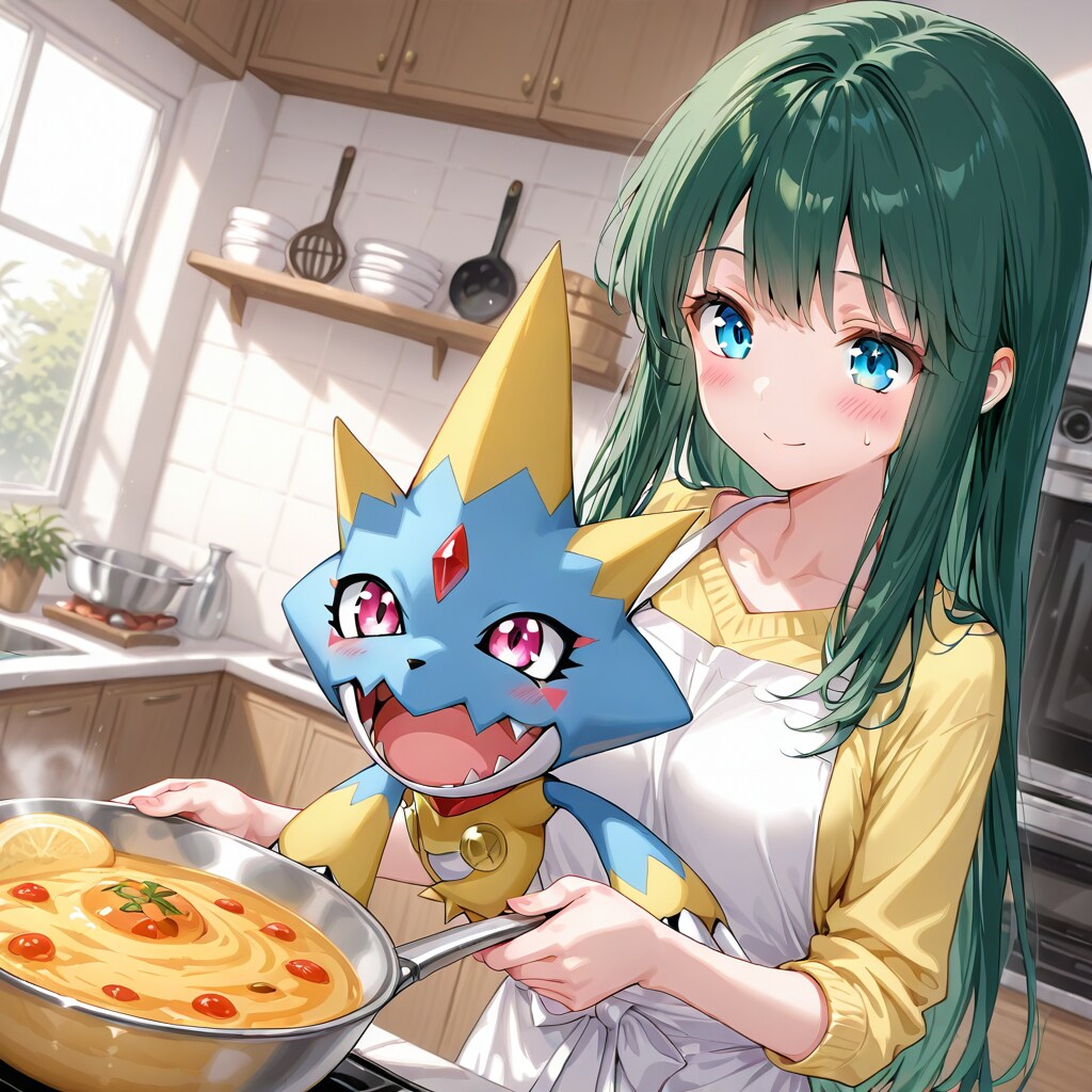 目隠しチャレンジ～ポ〇モンみたいなのと料理～