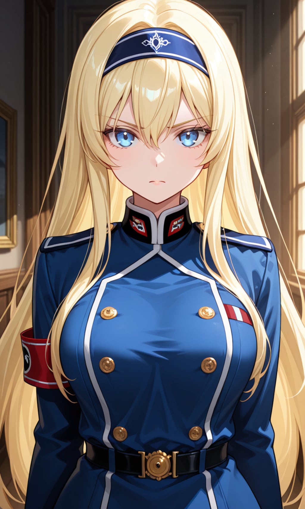 鋭い眼光