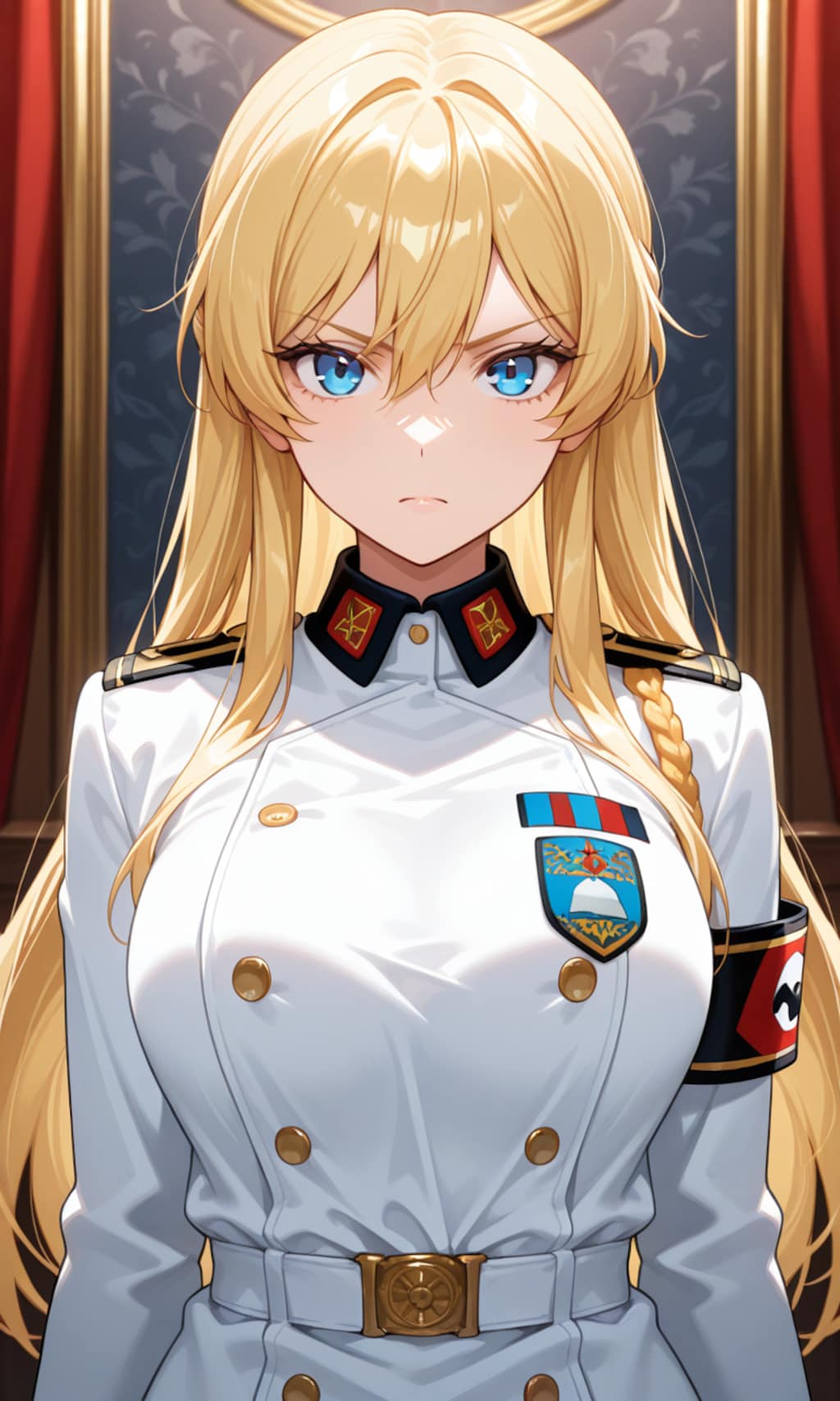 鋭い眼光