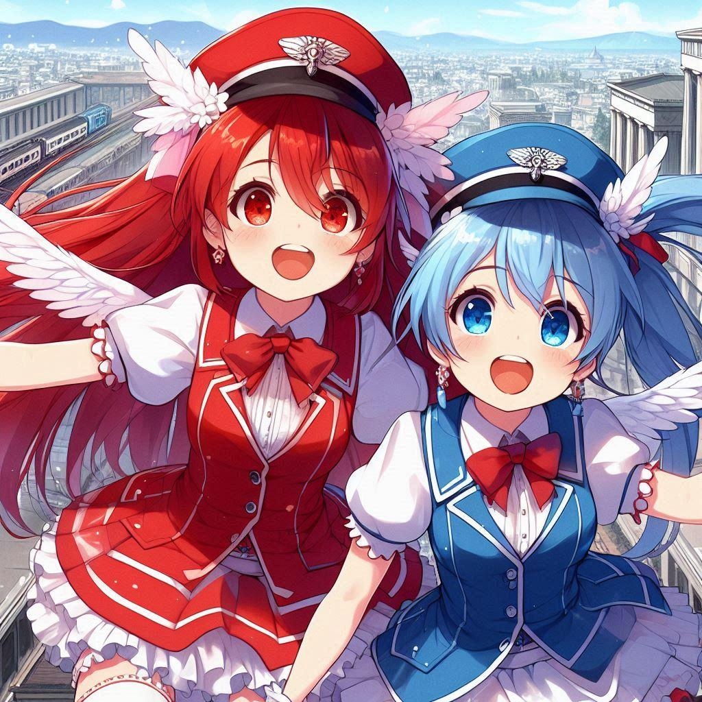 鉄道系魔法少女イオニア＆ラーラ＆ジュセラン　海外旅行中♪・・・165