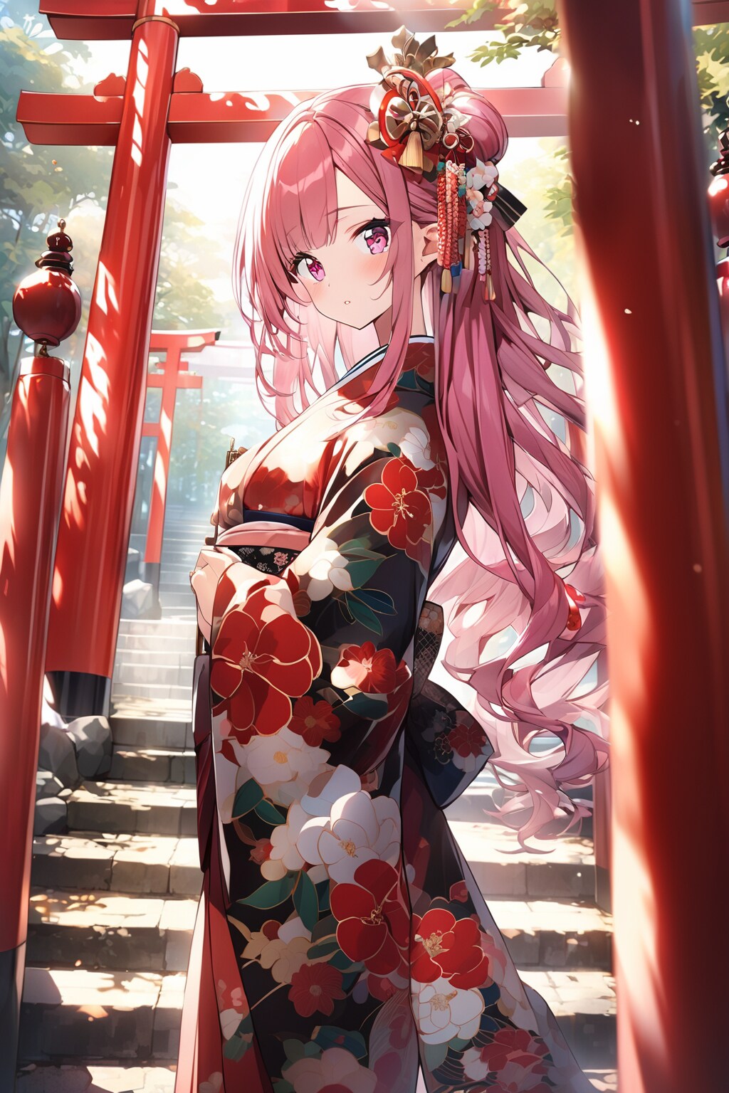 お参りに来てみると…