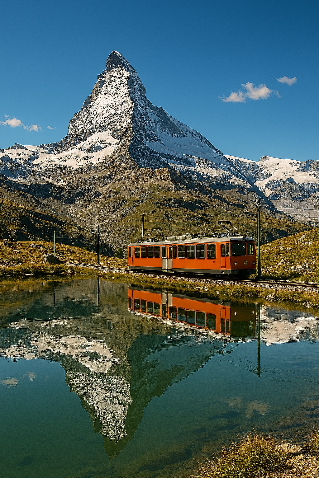 マッターホルンとゴルナーグラート鉄道 | の人気AIイラスト・グラビア