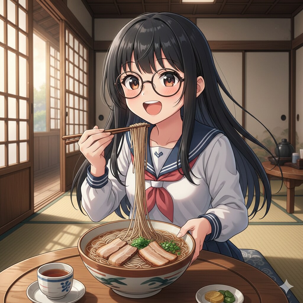 山形名物 冷たい肉そば