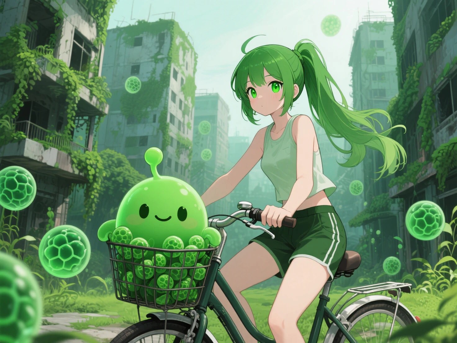 緑化都市 サイクリング