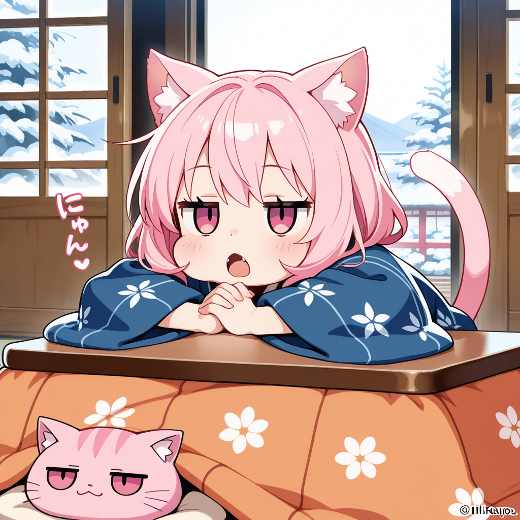 もう働きたくにゃーい！！