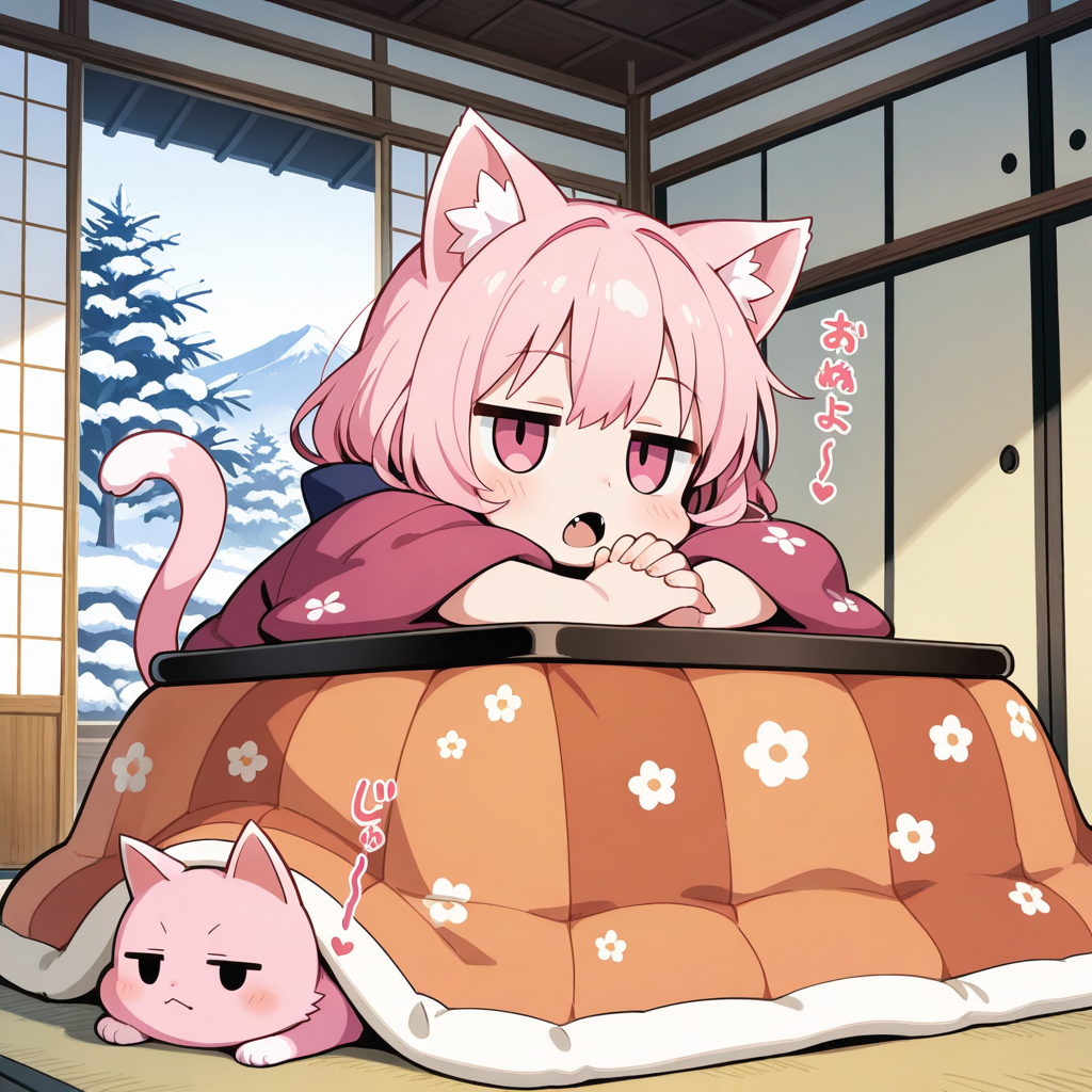 もう働きたくにゃーい！！