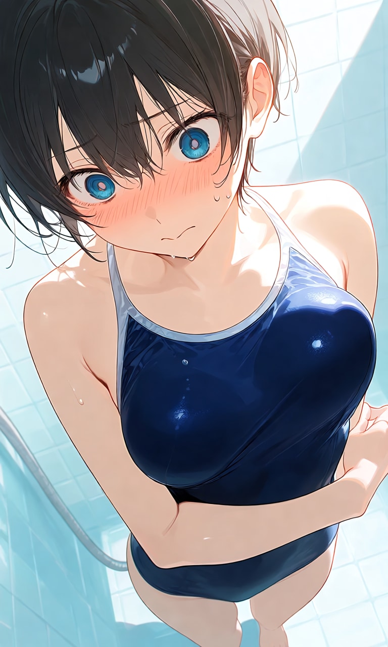シャワーシーンに対する自分への視線に気付いた幼馴染