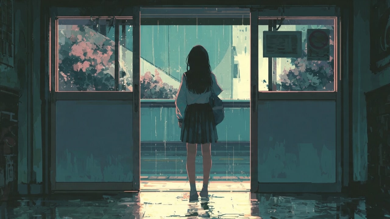 突然の雨