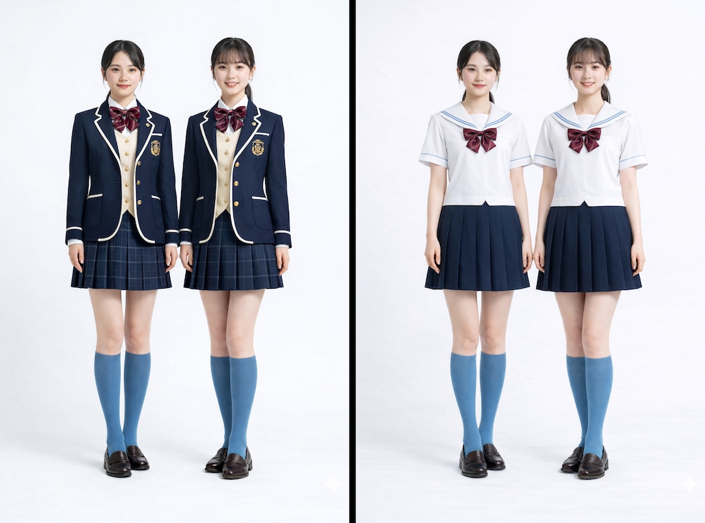 オリジナル制服　夏服＆冬服