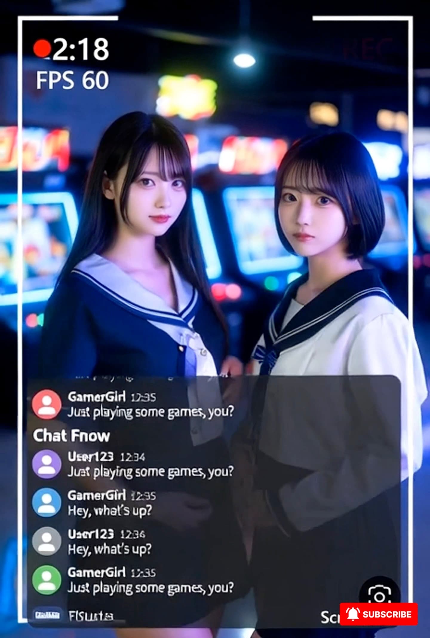 JKコンビのおっぱい配信