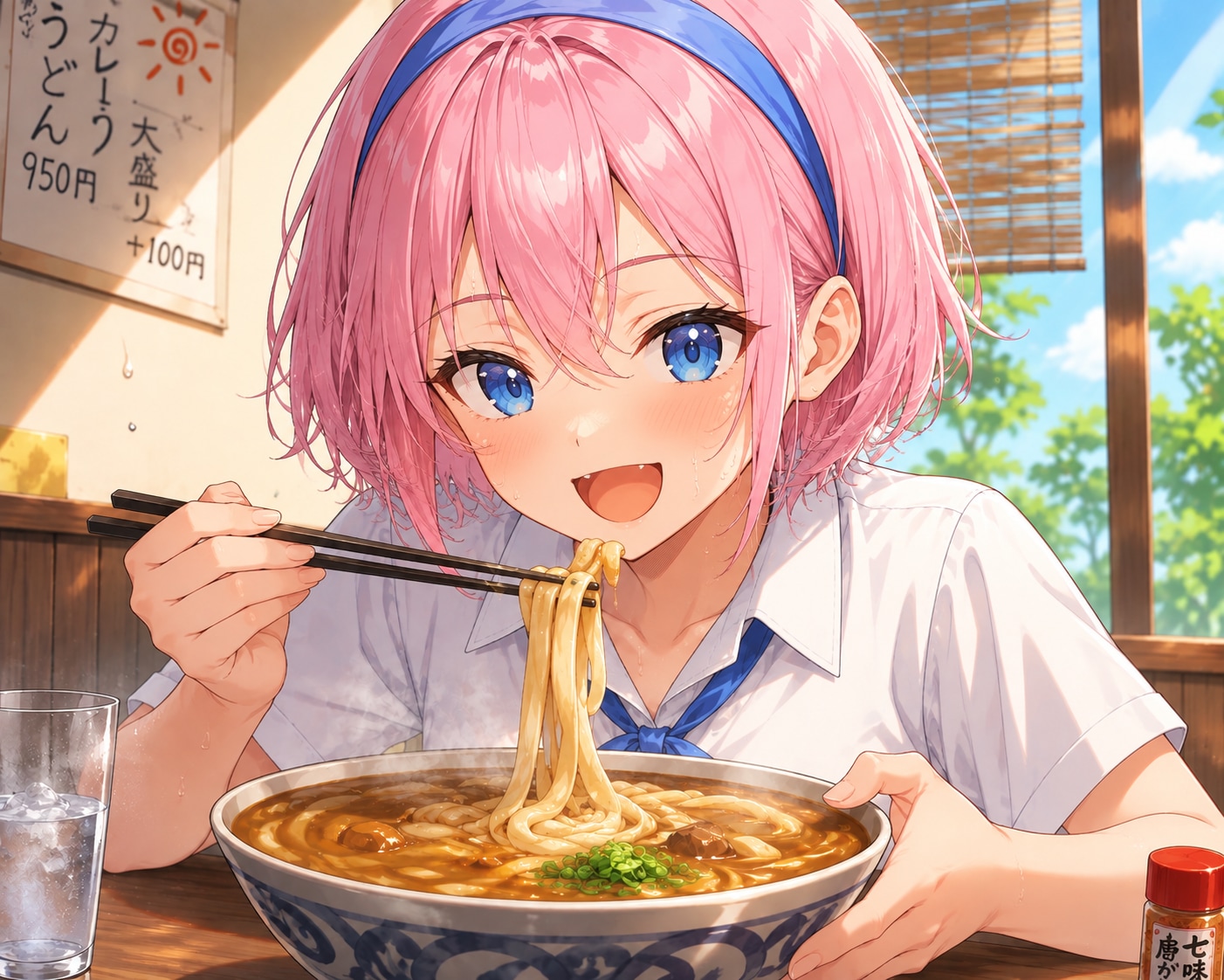 暑い時には熱いもの