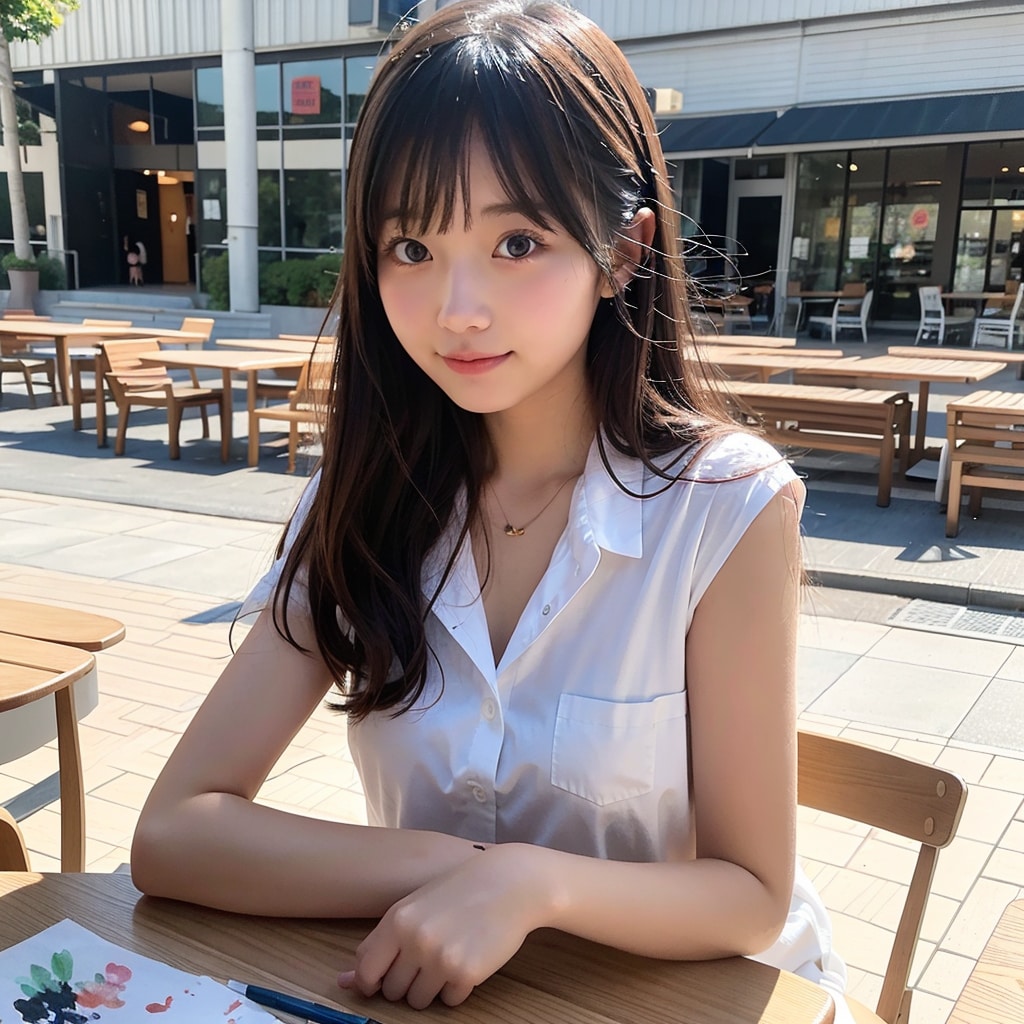 街にいた美少女