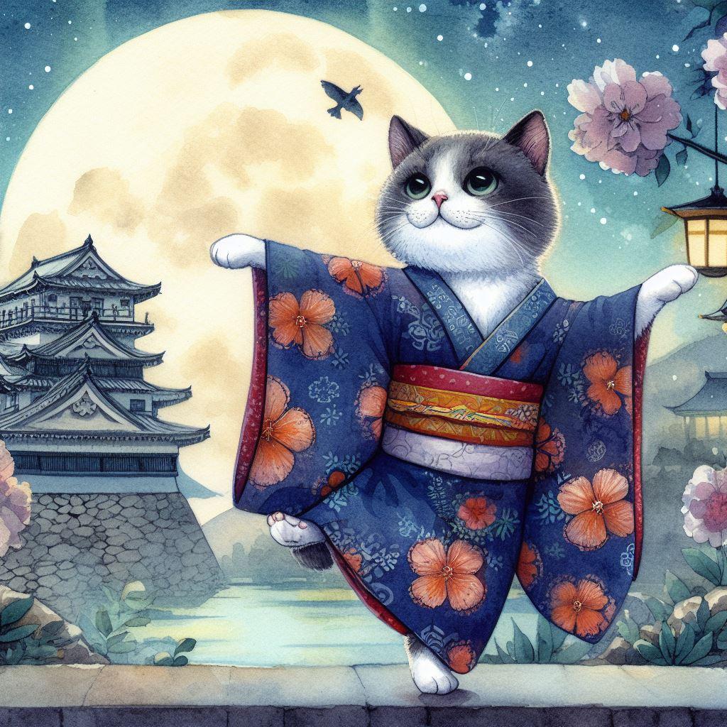 踊るねこ３