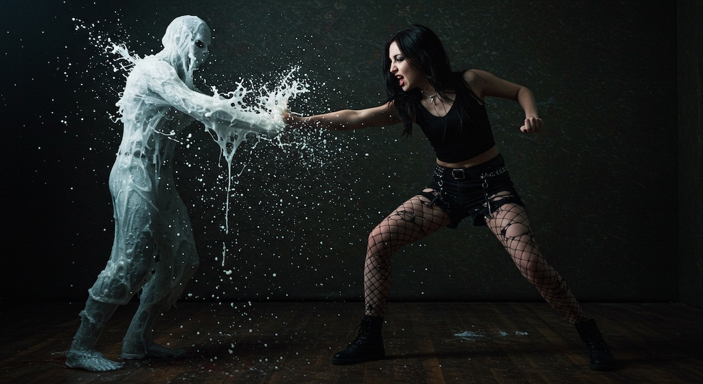 オバケ Vs バッドガール