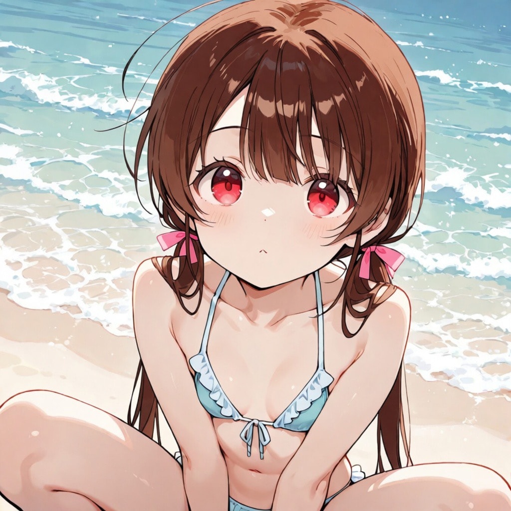 海と少女