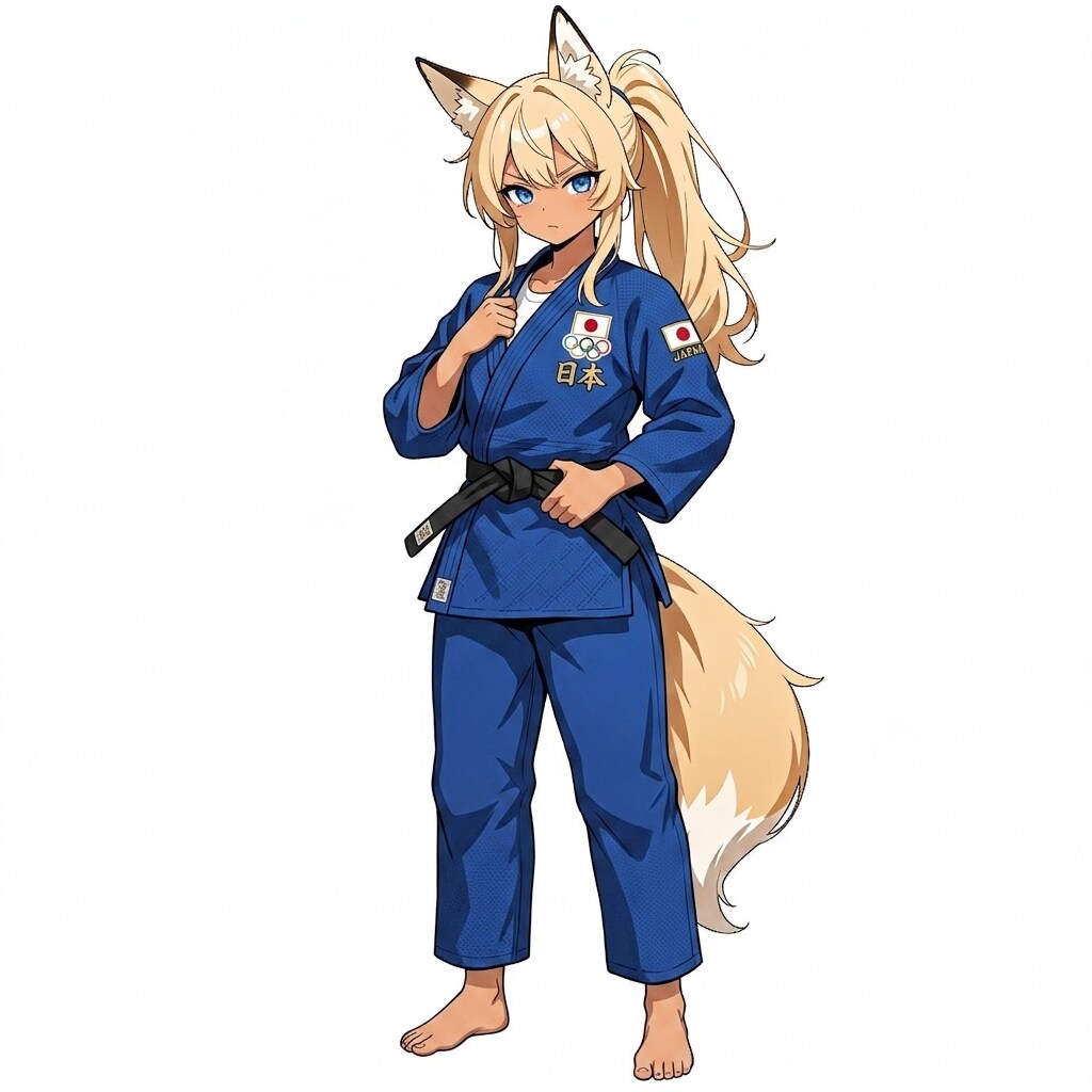 Keiko, judo fighter