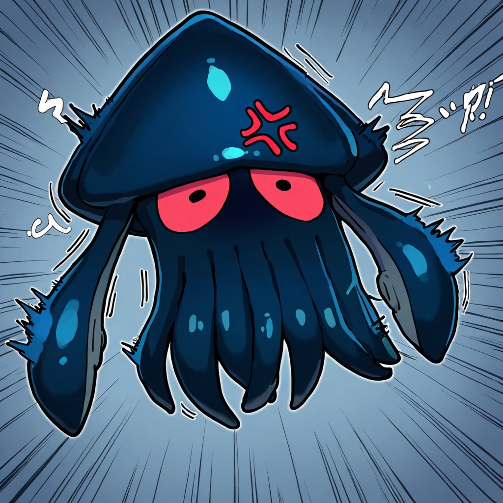 イカが怒った | の人気AIイラスト・グラビア