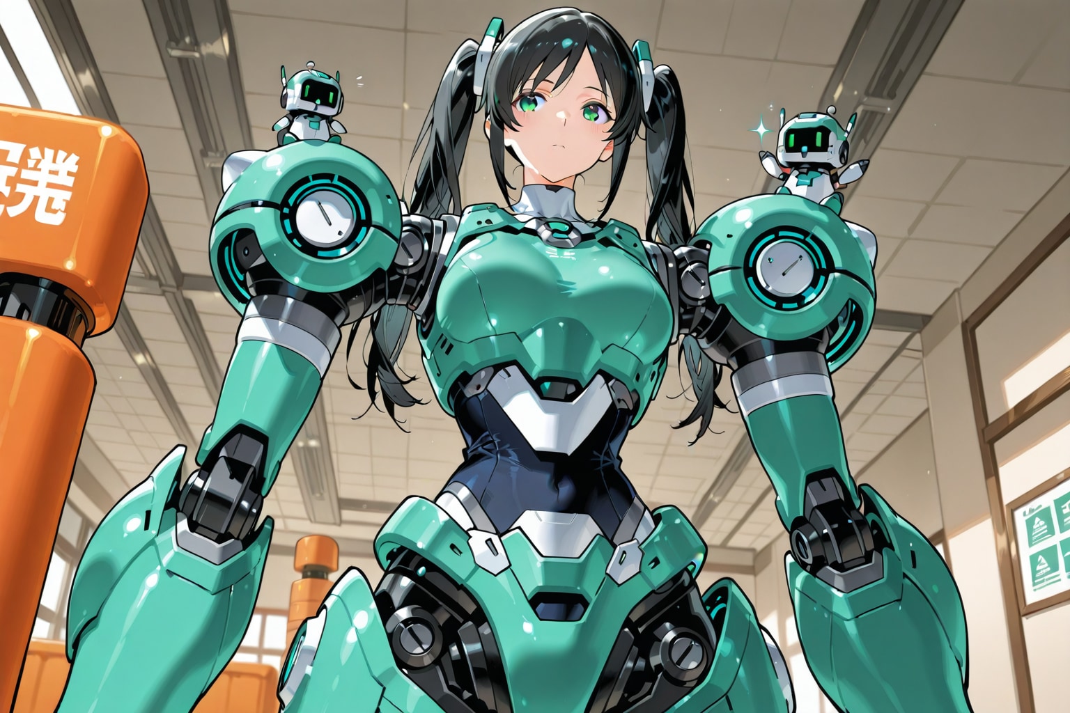 謎のロボ娘