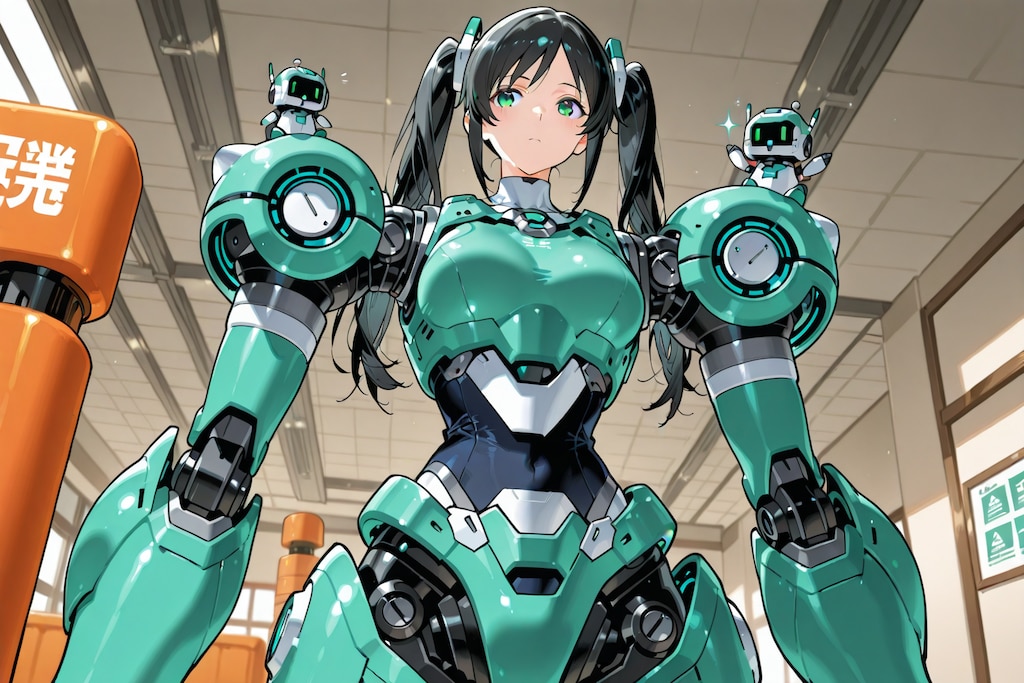 謎のロボ娘