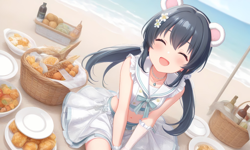 純真ちっぱい(JC)女の子と波打ち際デート
