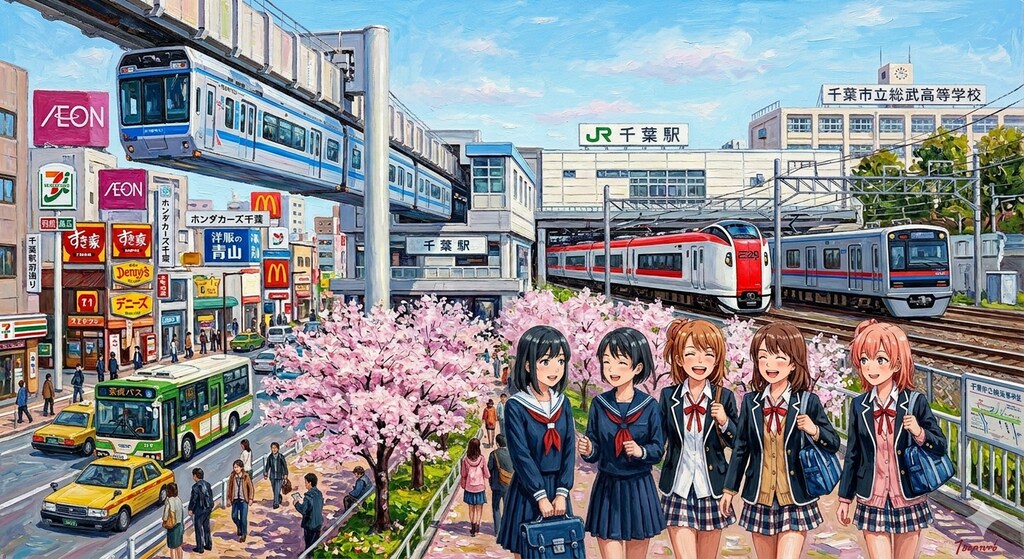 駅風景
