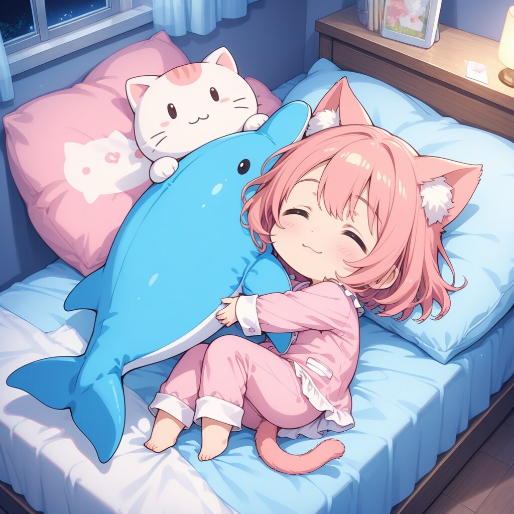おやすみにゃん💤 | の人気AIイラスト・グラビア