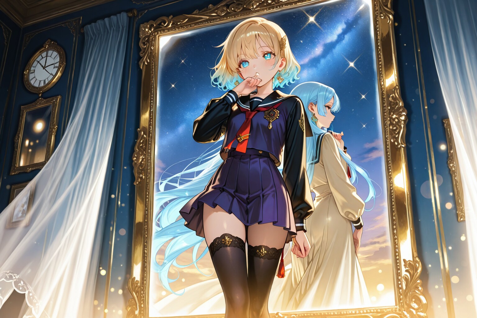 双児宮の鏡