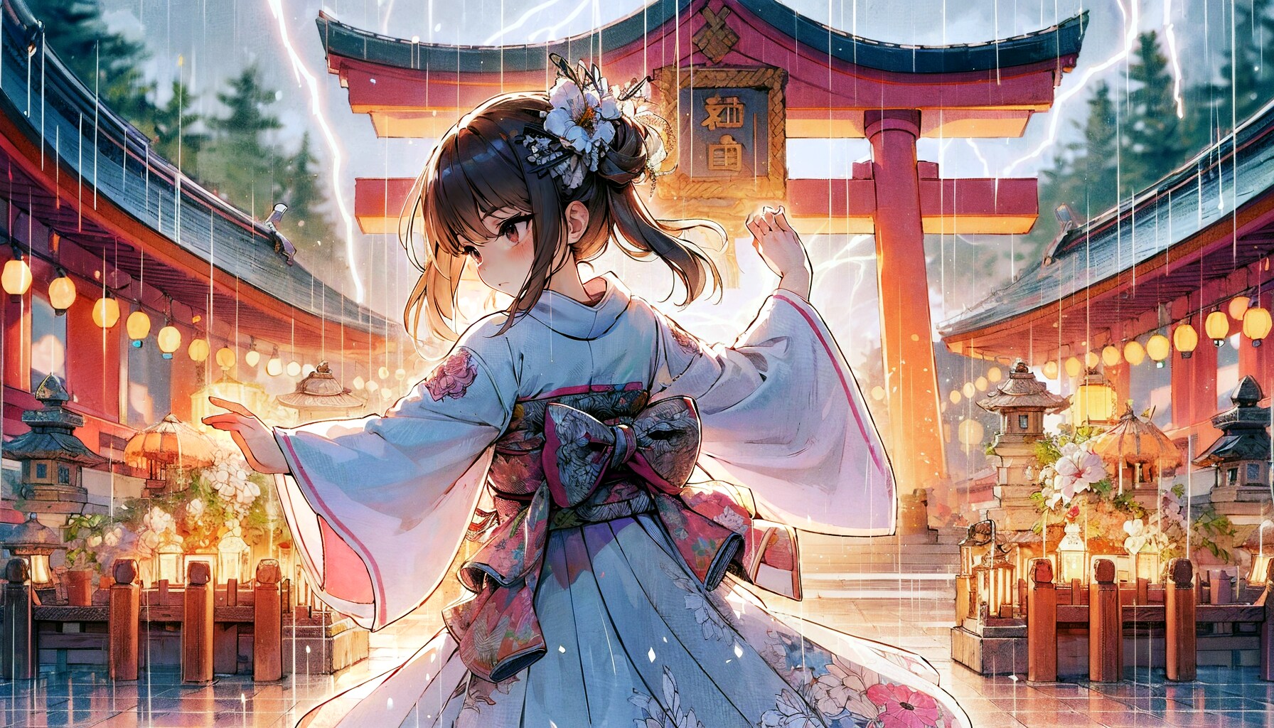 巫女① | の人気AIイラスト・グラビア