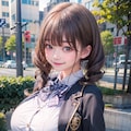 炉利爆乳メイド%ブレザー制服 2枚目