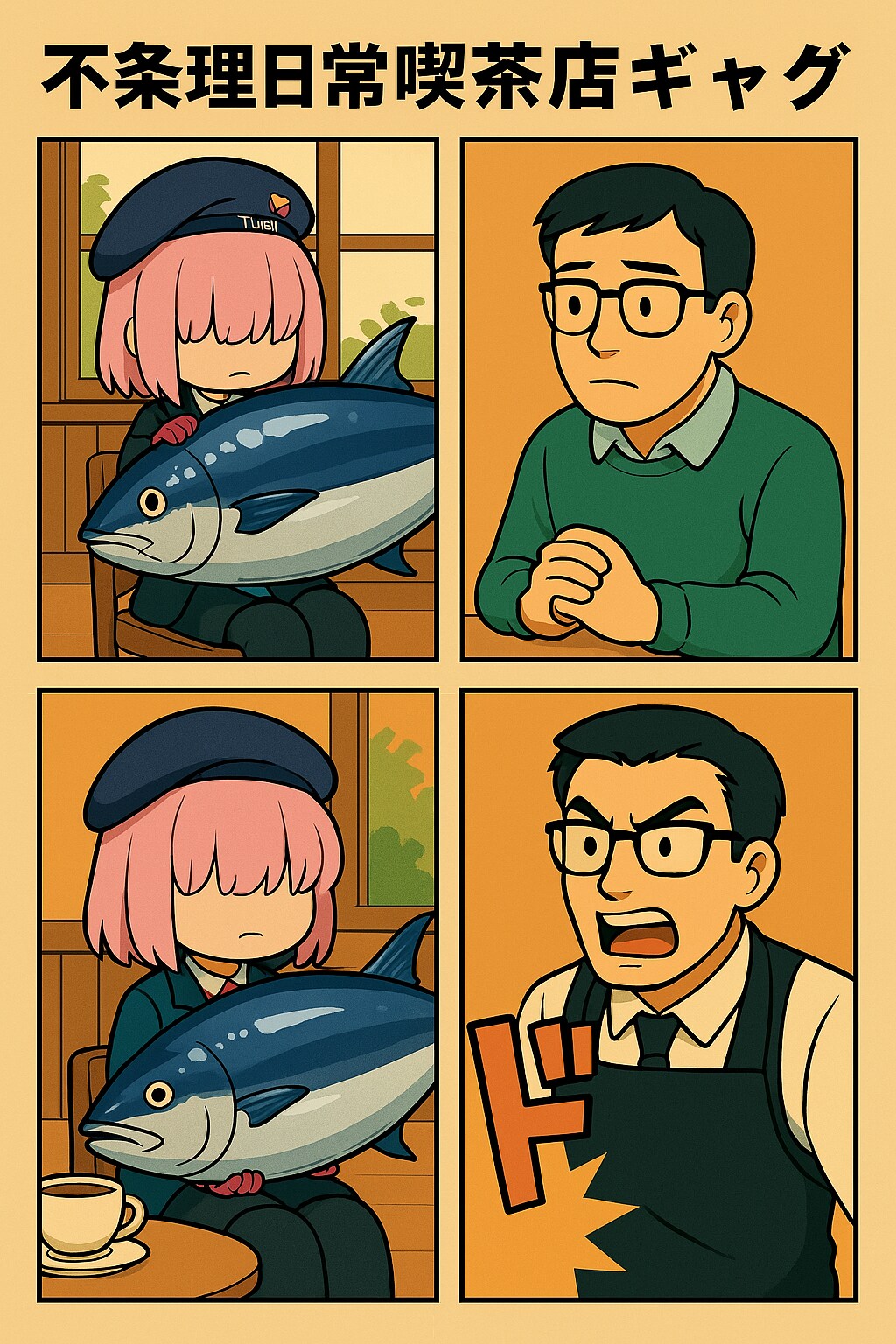 不条理日常喫茶店ギャグマンガ