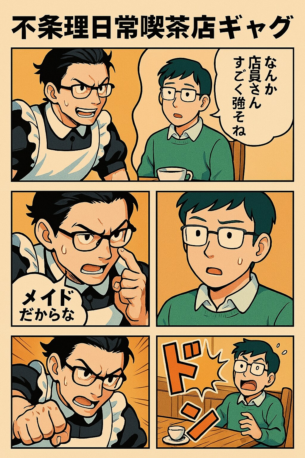 不条理日常喫茶店ギャグマンガ