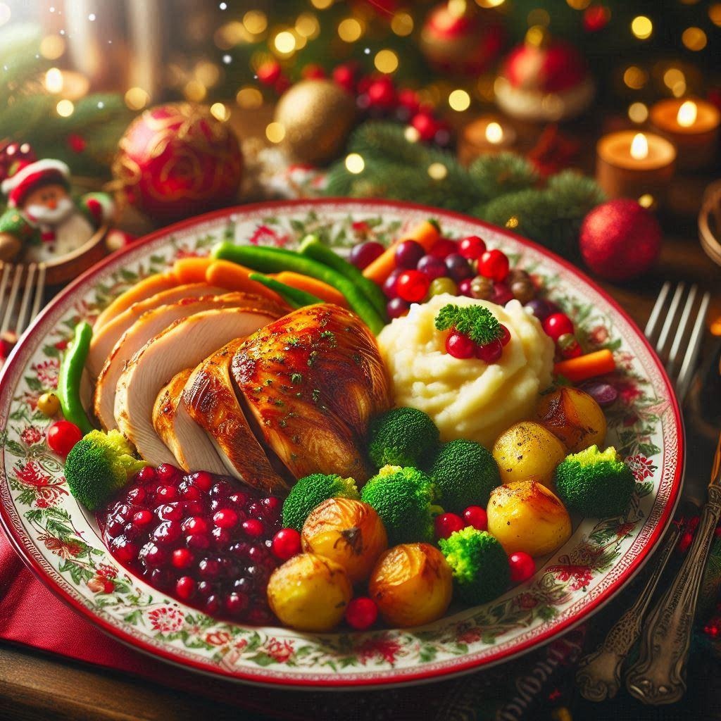 クリスマスプレート