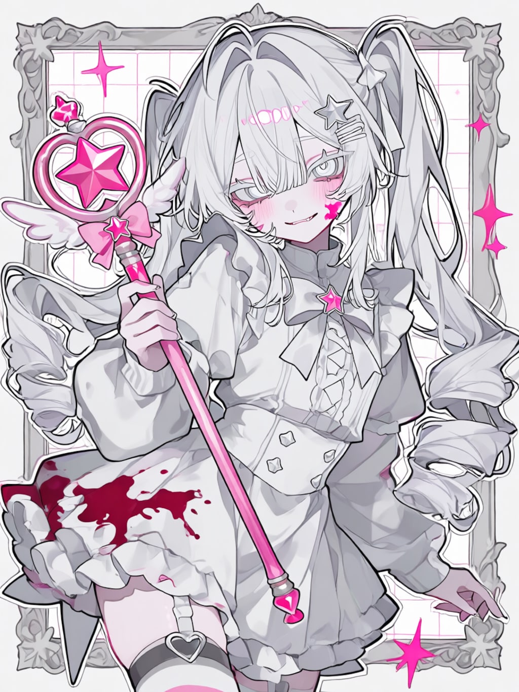 白の魔法少女