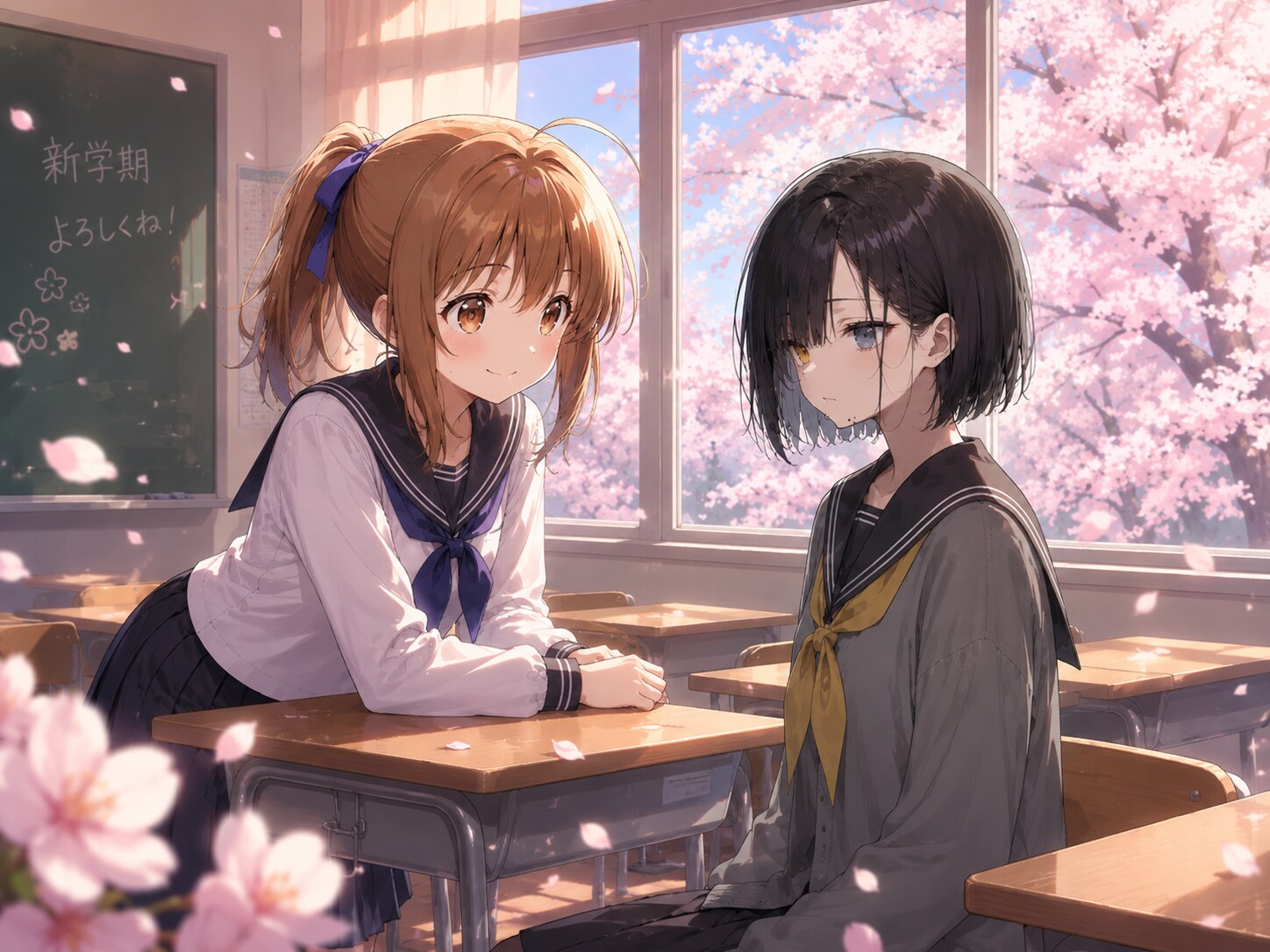 楓ちゃんと雫ちゃん
