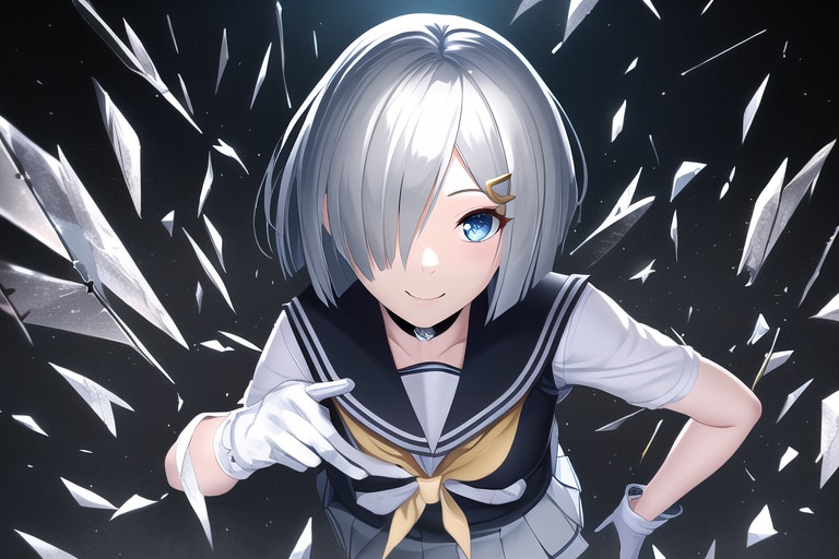 浜風(艦これ)　ガラスの拘束