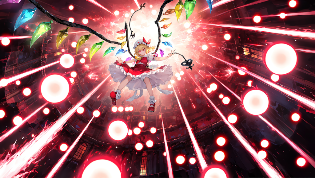 V5　東方　フラン　弾幕