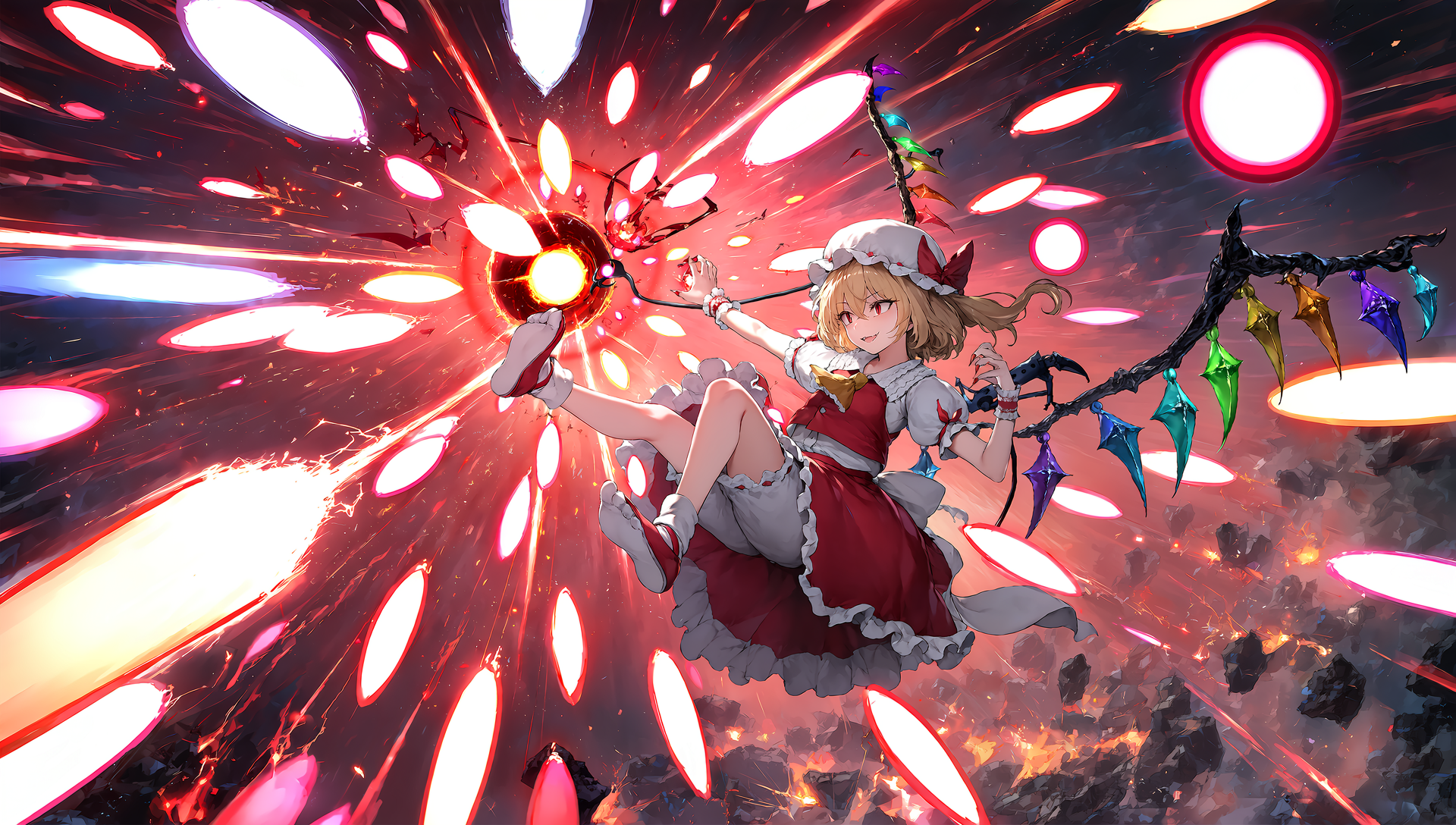 V5　東方　フラン　弾幕 | の人気AIイラスト・グラビア