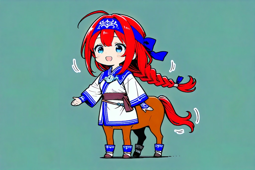 ケンタウロス・コロポックル赤髪お兄ちゃんズくん