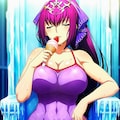 アイスソード＆アイス食べるサンドレスコスプレ女神人妻 5枚目