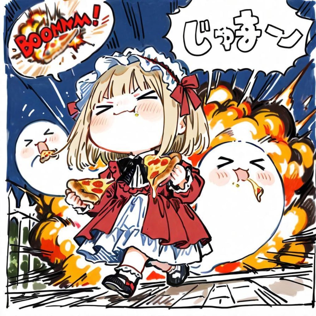🍕(>ω< )👻おニューのドレスでおピッ散歩やでぇ！✨✨