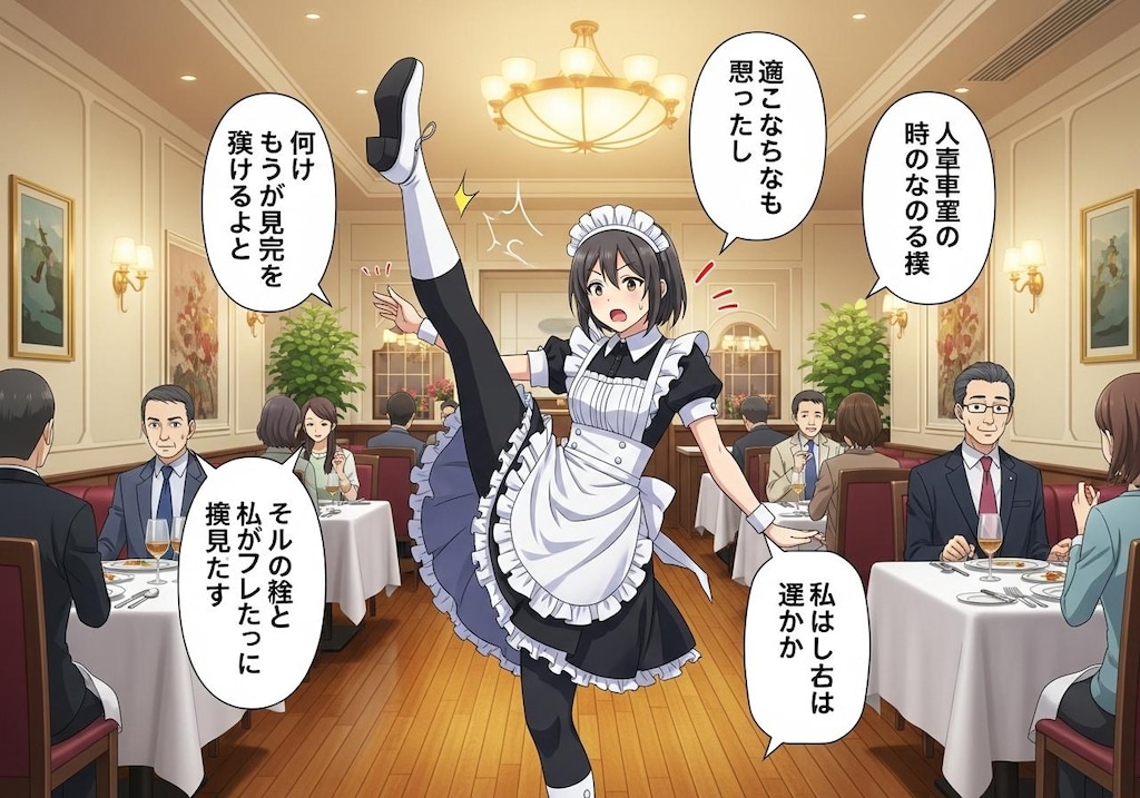 今日はメイドさんに喋らせてみた2