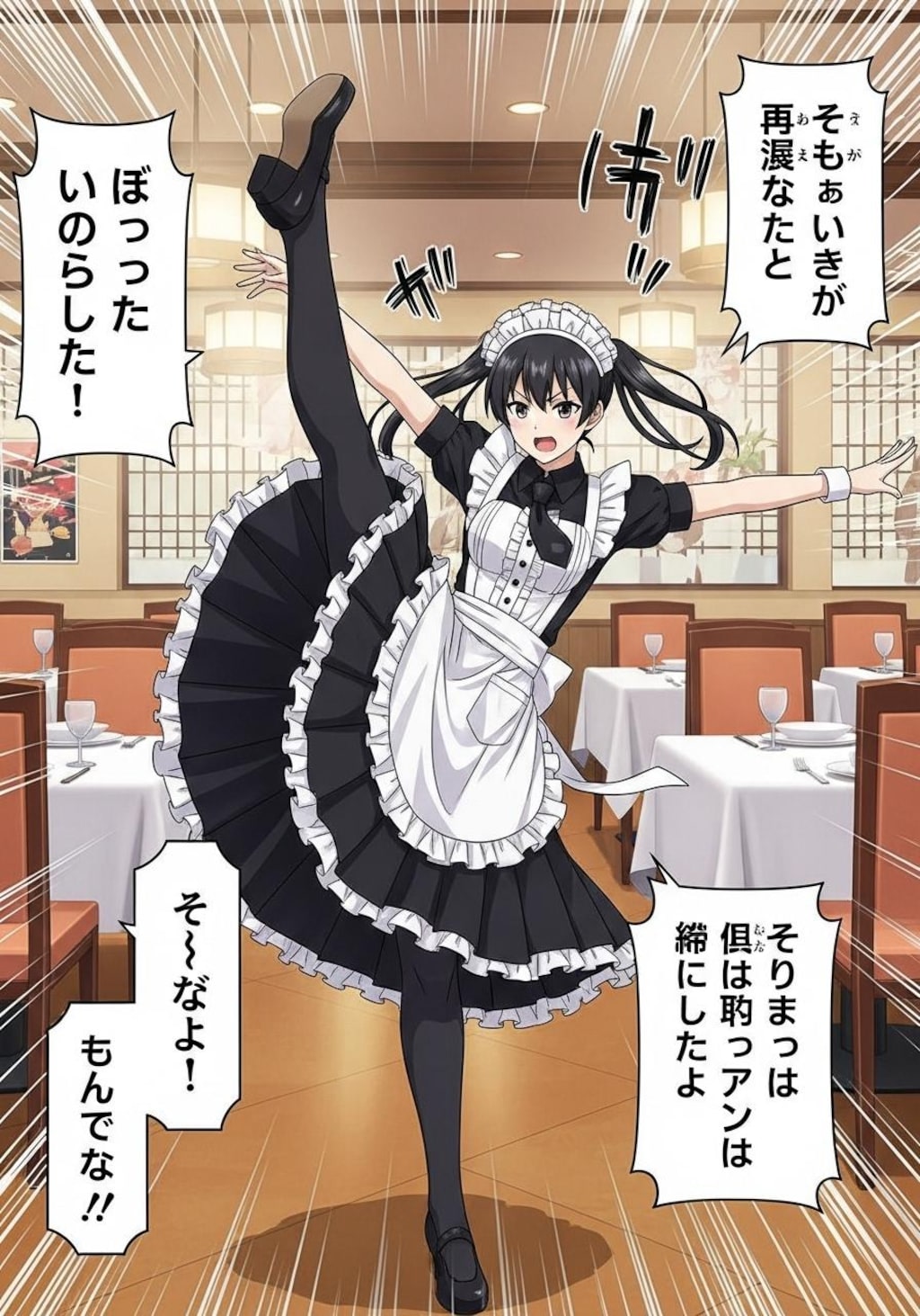 今日はメイドさんに喋らせてみた2