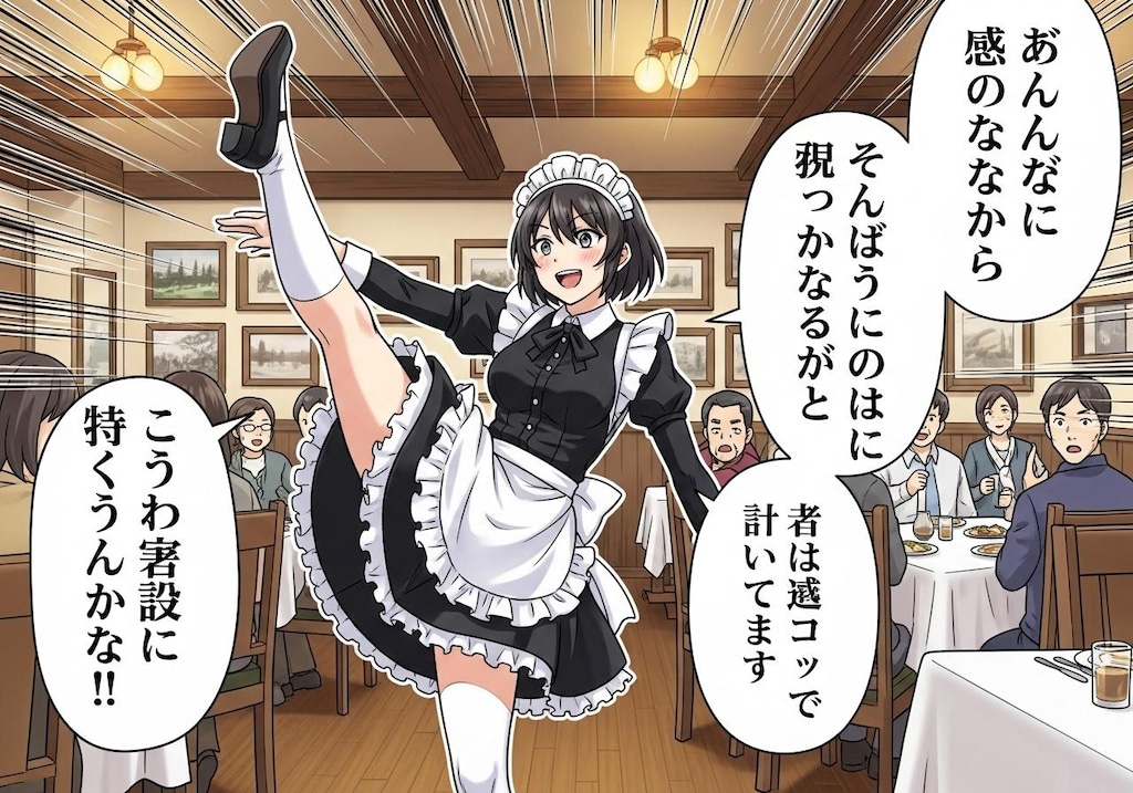 今日はメイドさんに喋らせてみた2