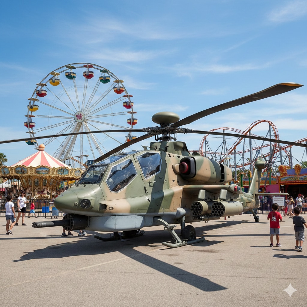 【2026年最新絶叫アトラクション】CAP◯OM製ヘリ